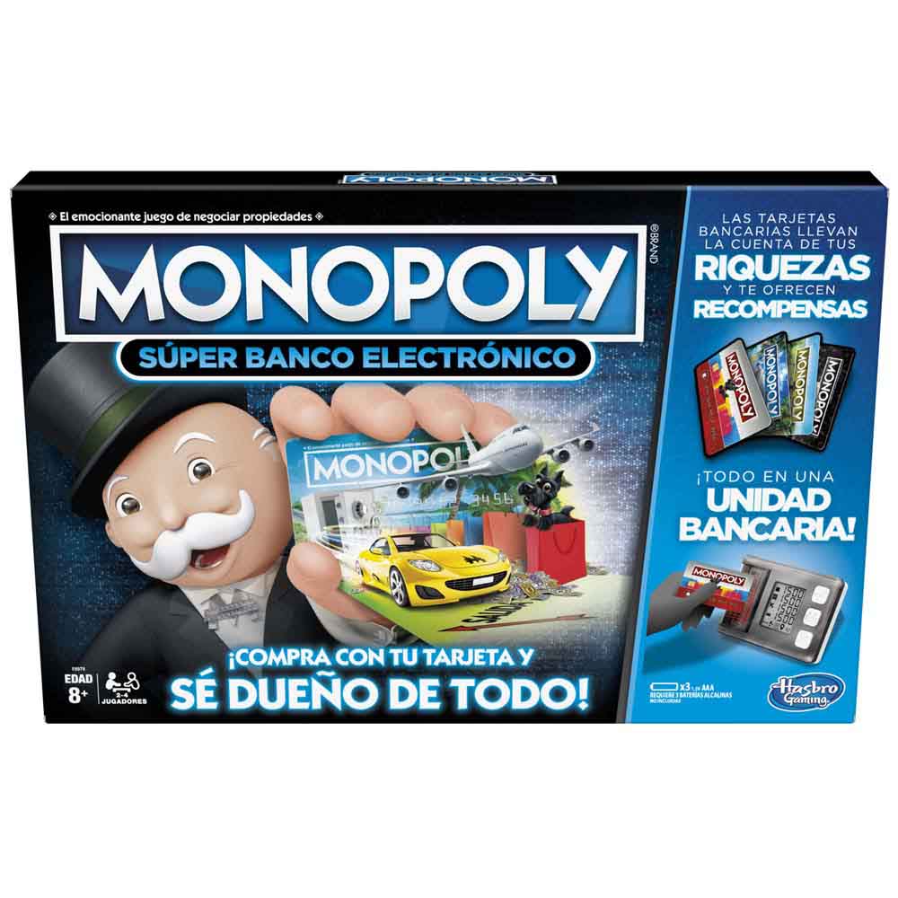 Juego De Mesa MONOPOLY Súper Banco Electrónico