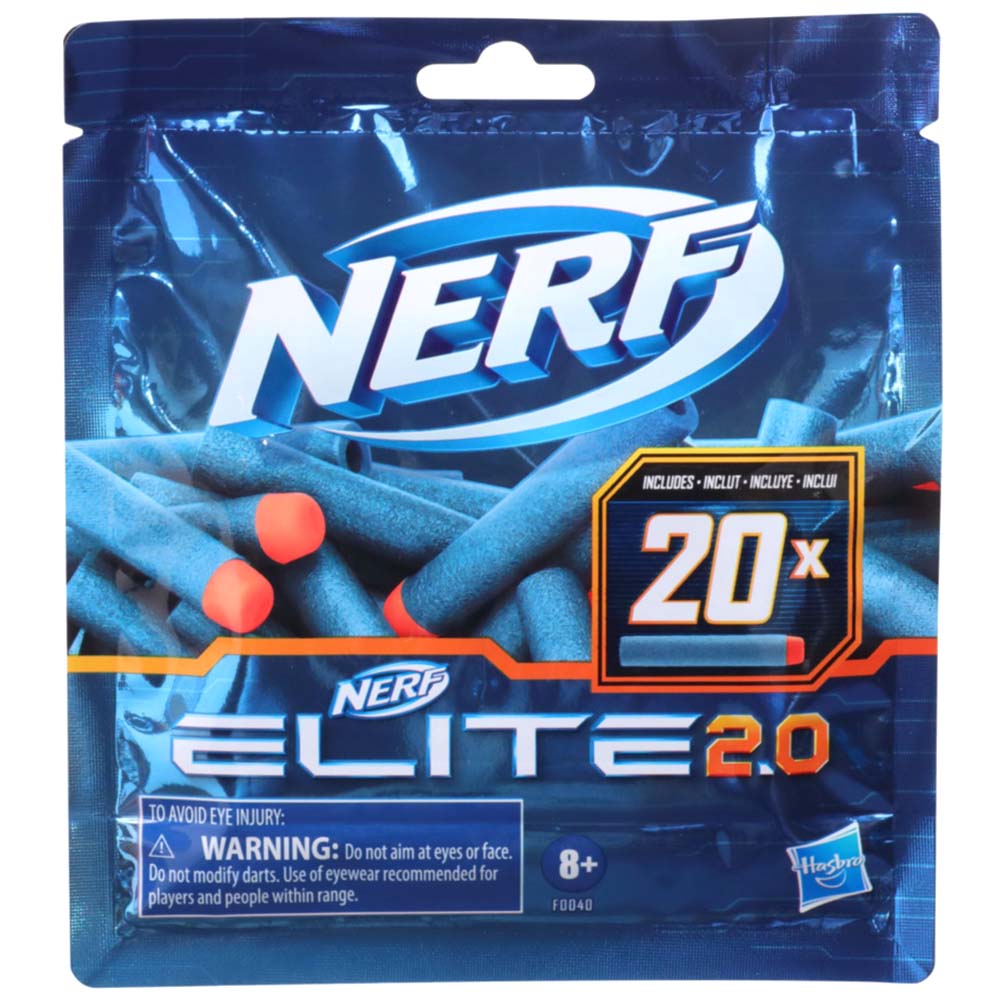 Lanzador NERF Elite 2.0 Repuesto 20 Dardos