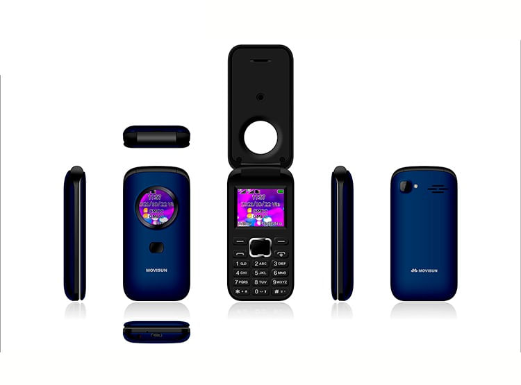 Celular Básico Movisun APLO K32 3G Dual SIM Radio FM Azul