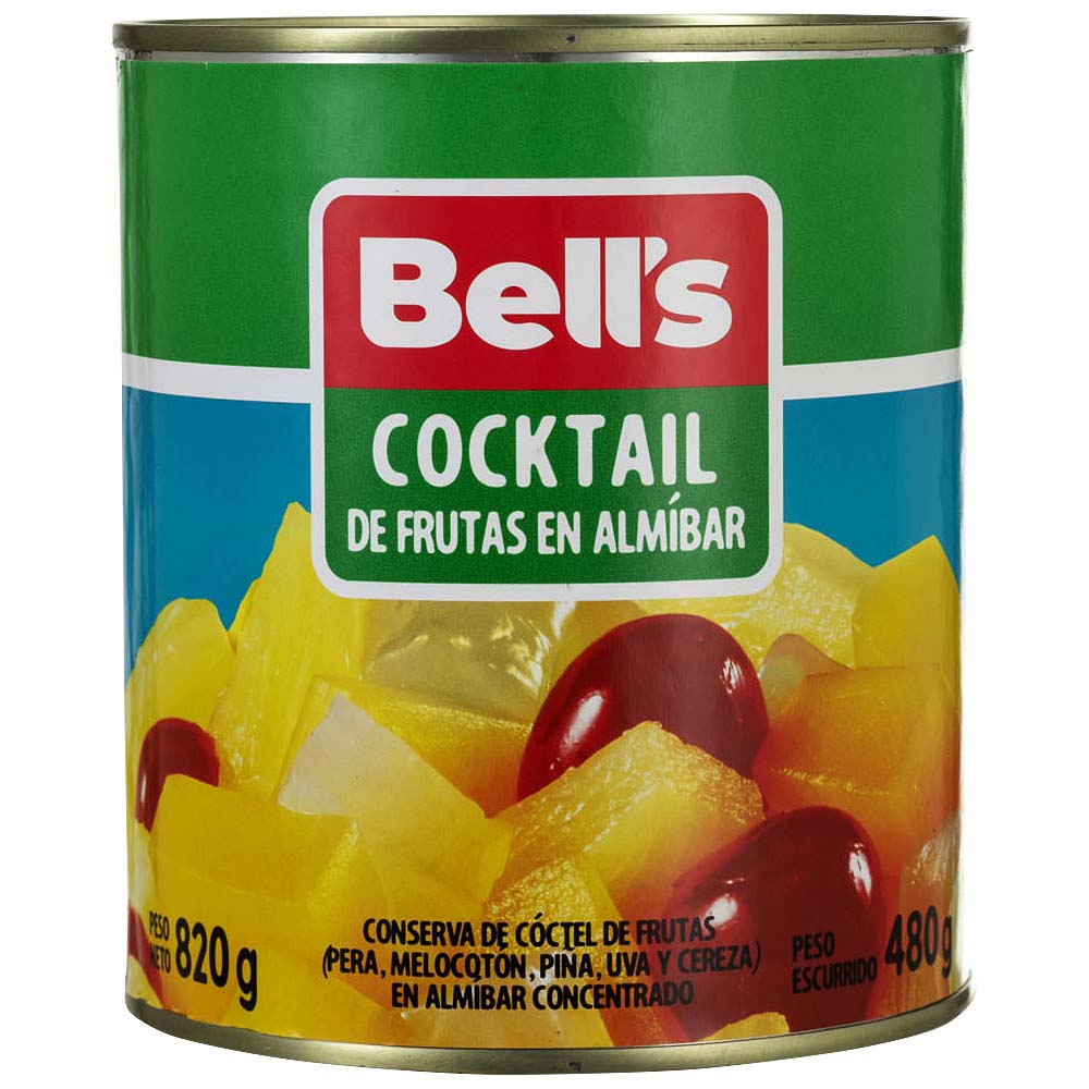 Cocktail de Frutas BELL'S en Almíbar Lata 820g