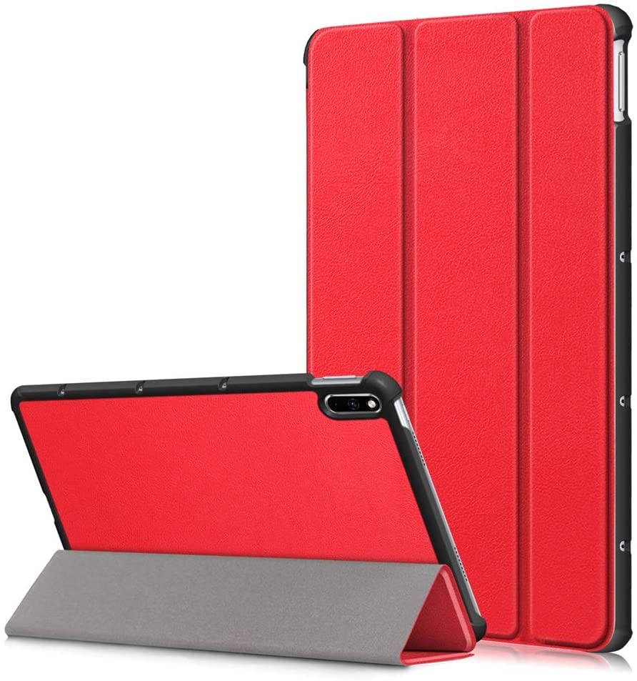 Funda Book Cover Para Huawei Matepad 10.4 Rojo
