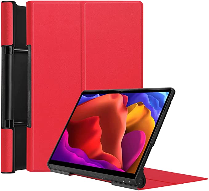 Funda Book Cover Para Lenovo Yoga Tab 13" (YT-K606F) Rojo