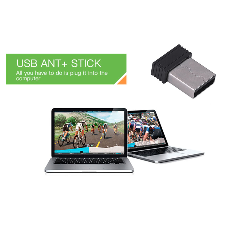 Adaptador Mini ANT + USB Stick para Garmin Tomtop Y6651 Negro