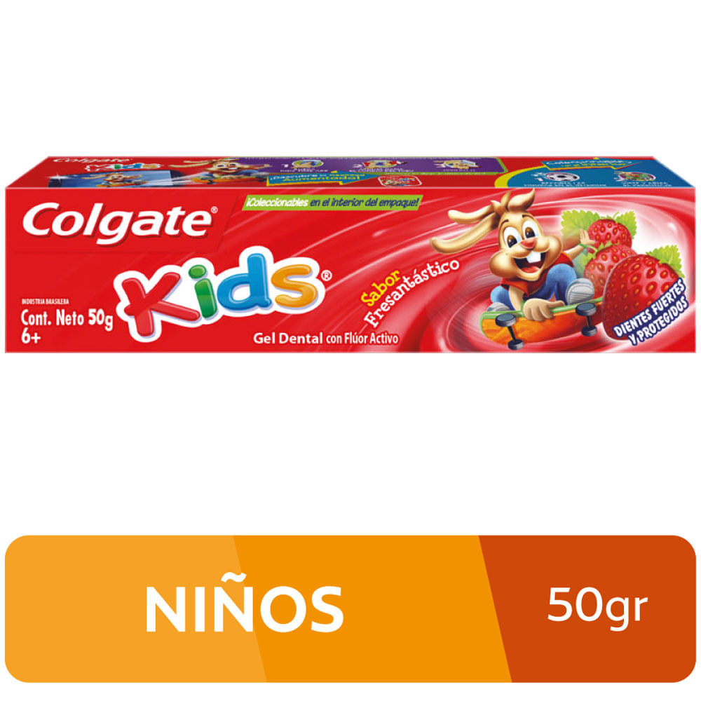 Pasta Dental COLGATE Kids Sabor Tutti Frutti Tubo 50ml