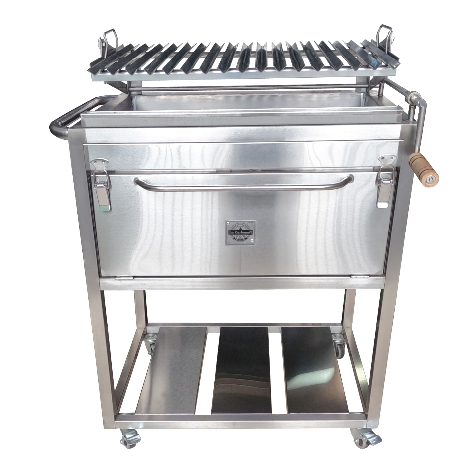 Parrilla con Caja China La Carbonera Grill Bróker 200 Full Acero Inoxidable 201