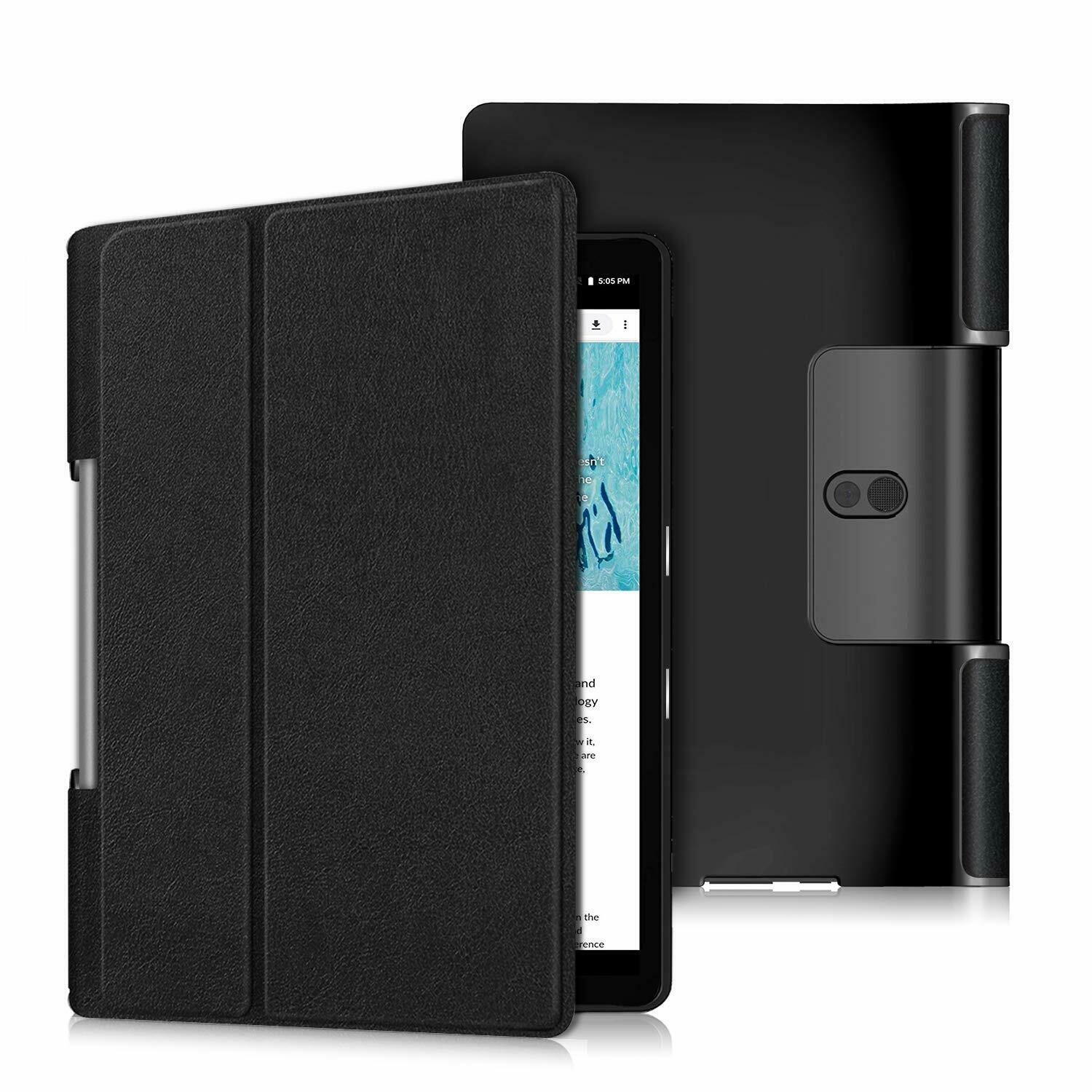 Funda Book Cover Para Lenovo Yoga Smart Tab 10.1 (YT-X705F) Negro