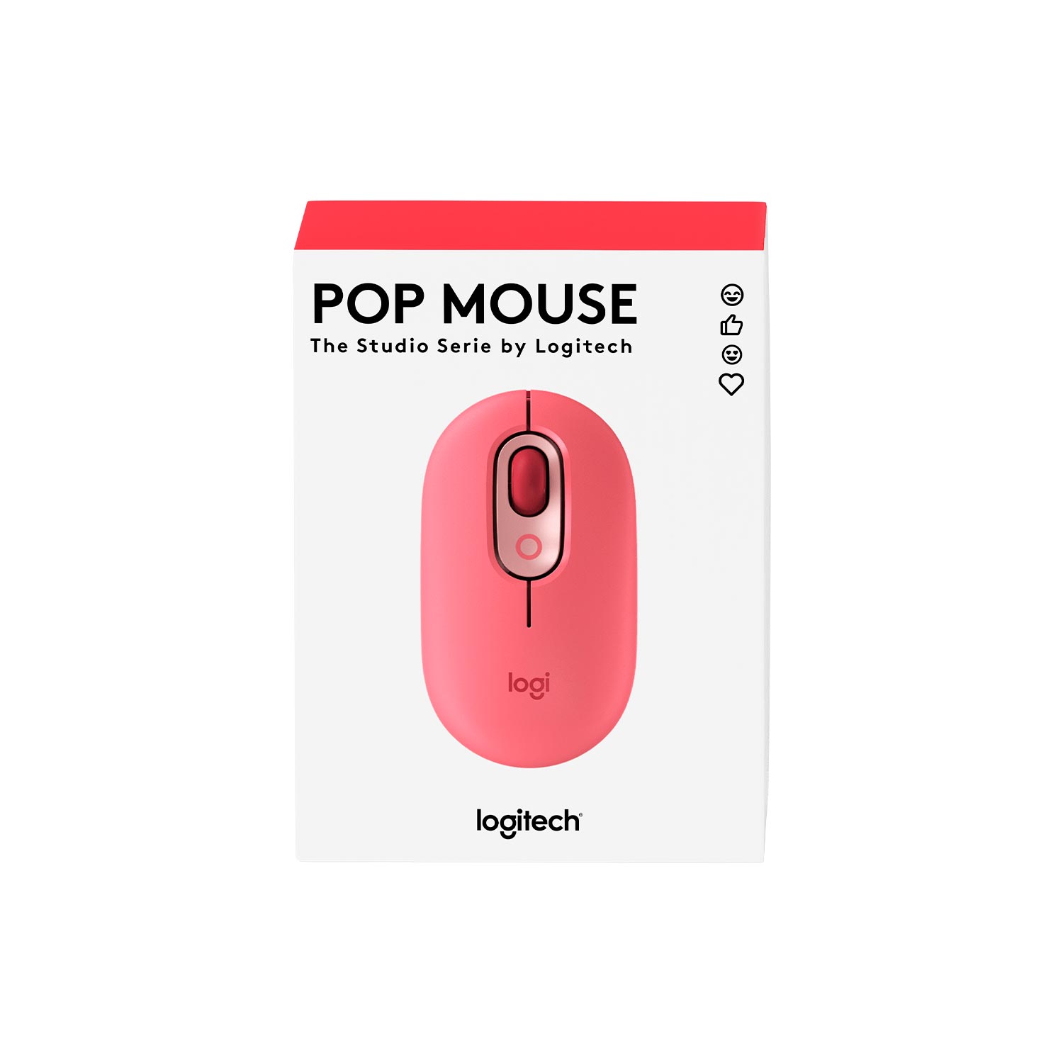 Mouse Logitech Pop Bluetooth Coral Rosa