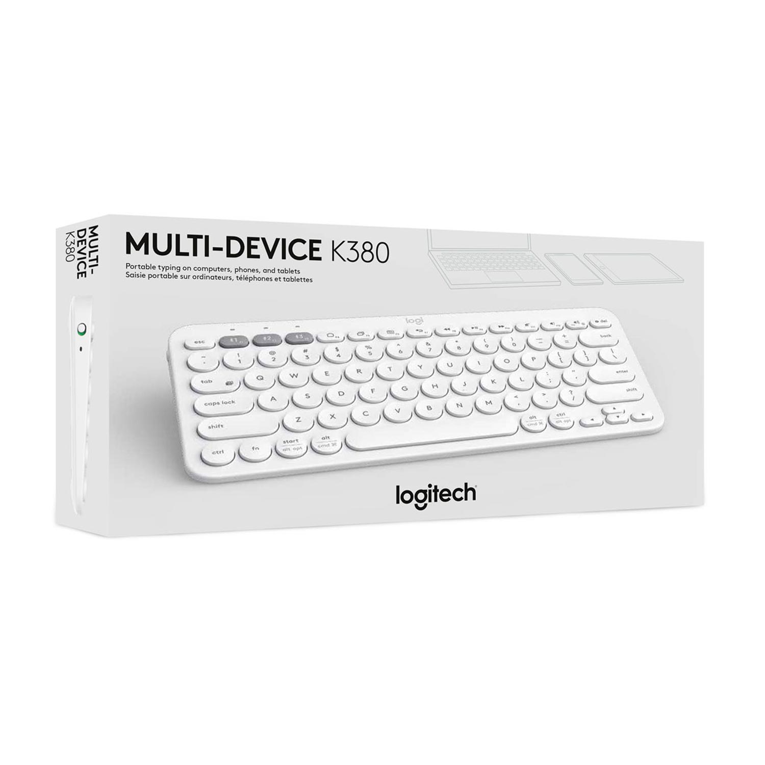 Teclado Logitech K380 Multi-Device Bt White Sp