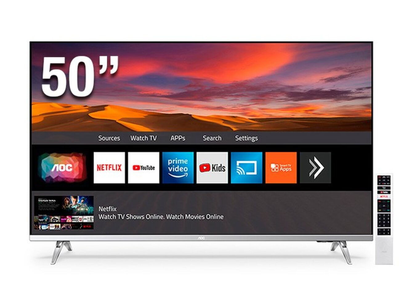 Televisor AOC Led 50" UHD 4K Smart Tv 50U6305