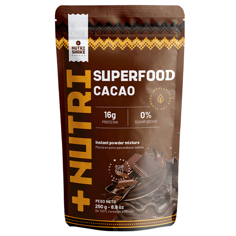 Complemento Nutricional +NUTRI Co Cacao Bolsa 250g