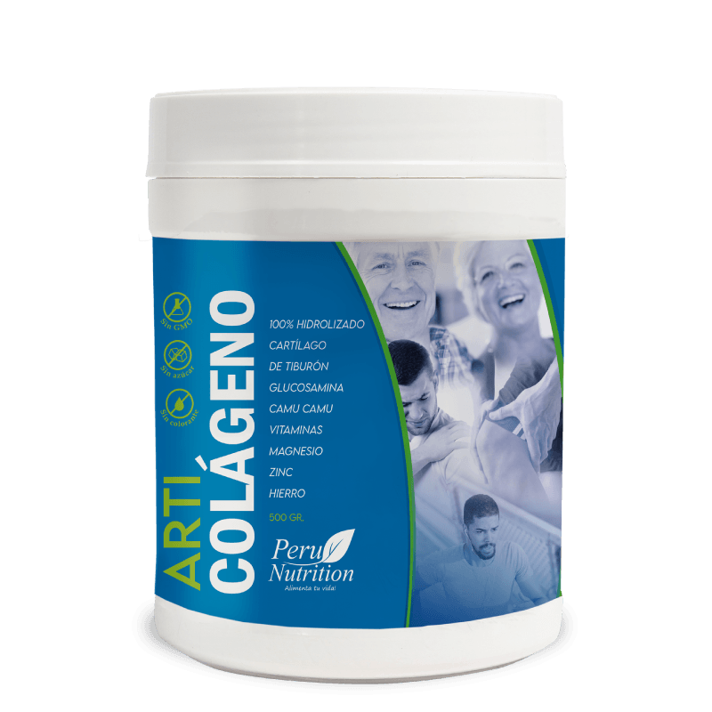Colágeno Hidrolizado con Cartìlago de tiburón Peru Nutrition 500 gr.