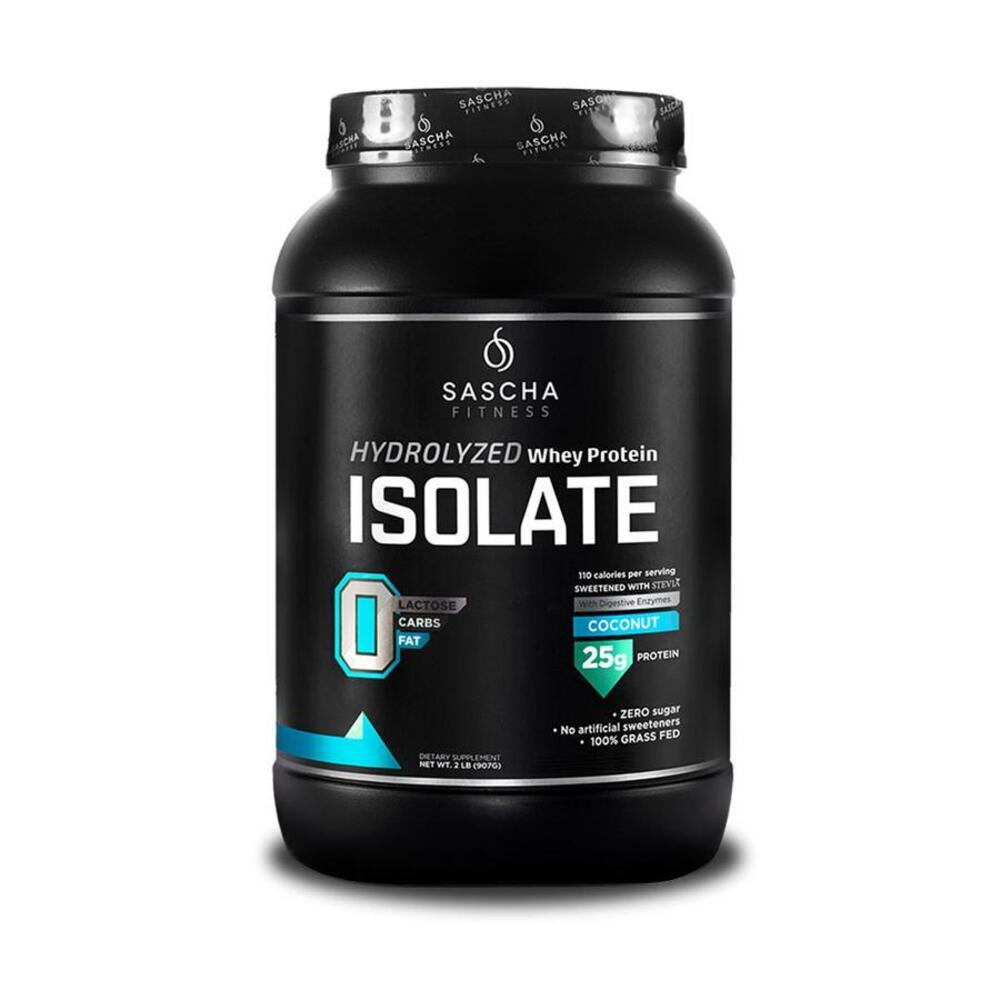 Hydrolyzed Whey Proteina Isolate Sascha Fitness 100% Coconut