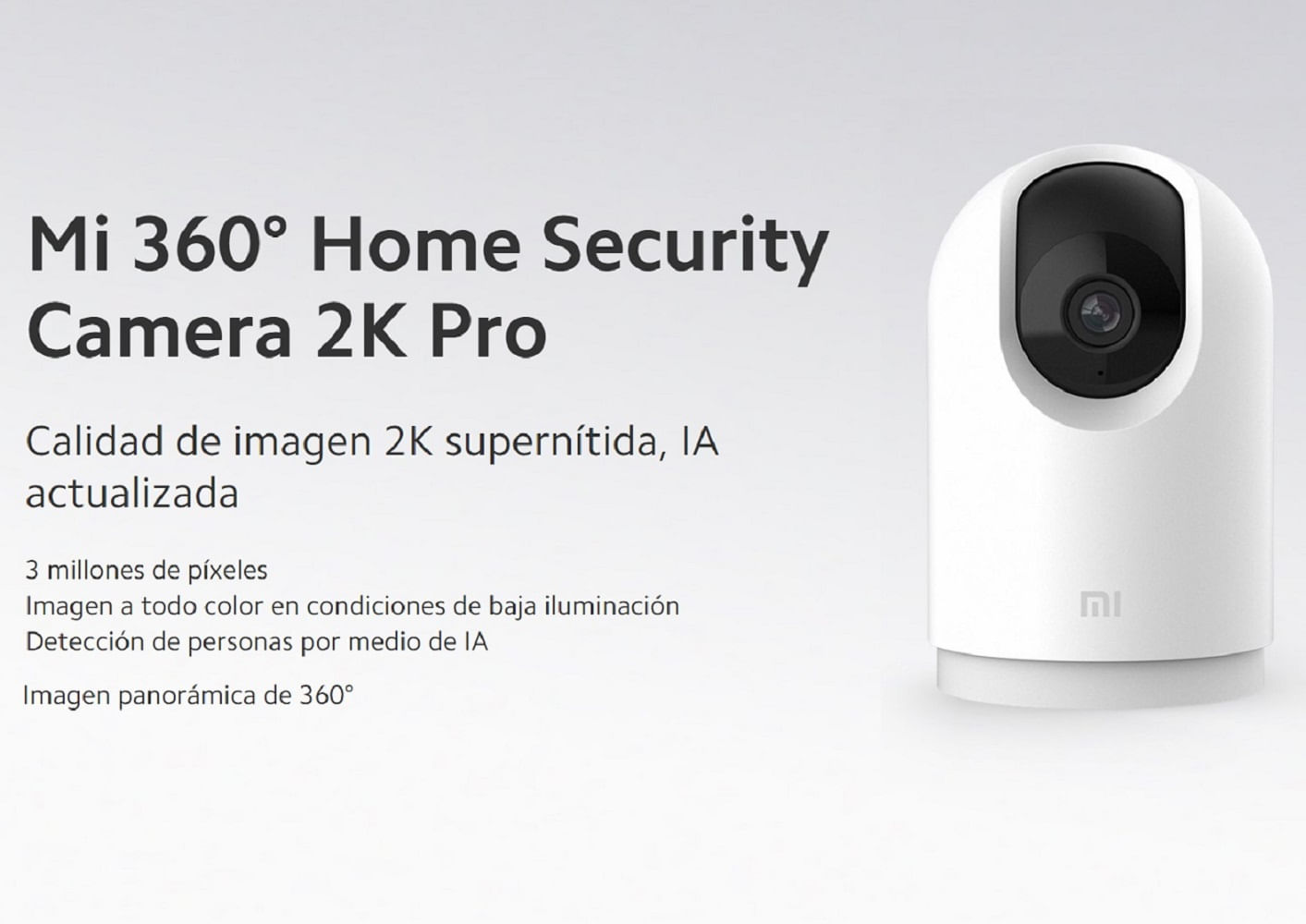 Cámara Xiaomi Mi Home 2k Pro Security 360° Versión Global