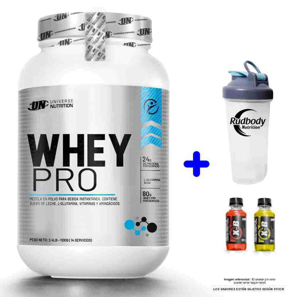 Proteína Universe Nutrition Whey Pro 1100gr Cookie + Shaker