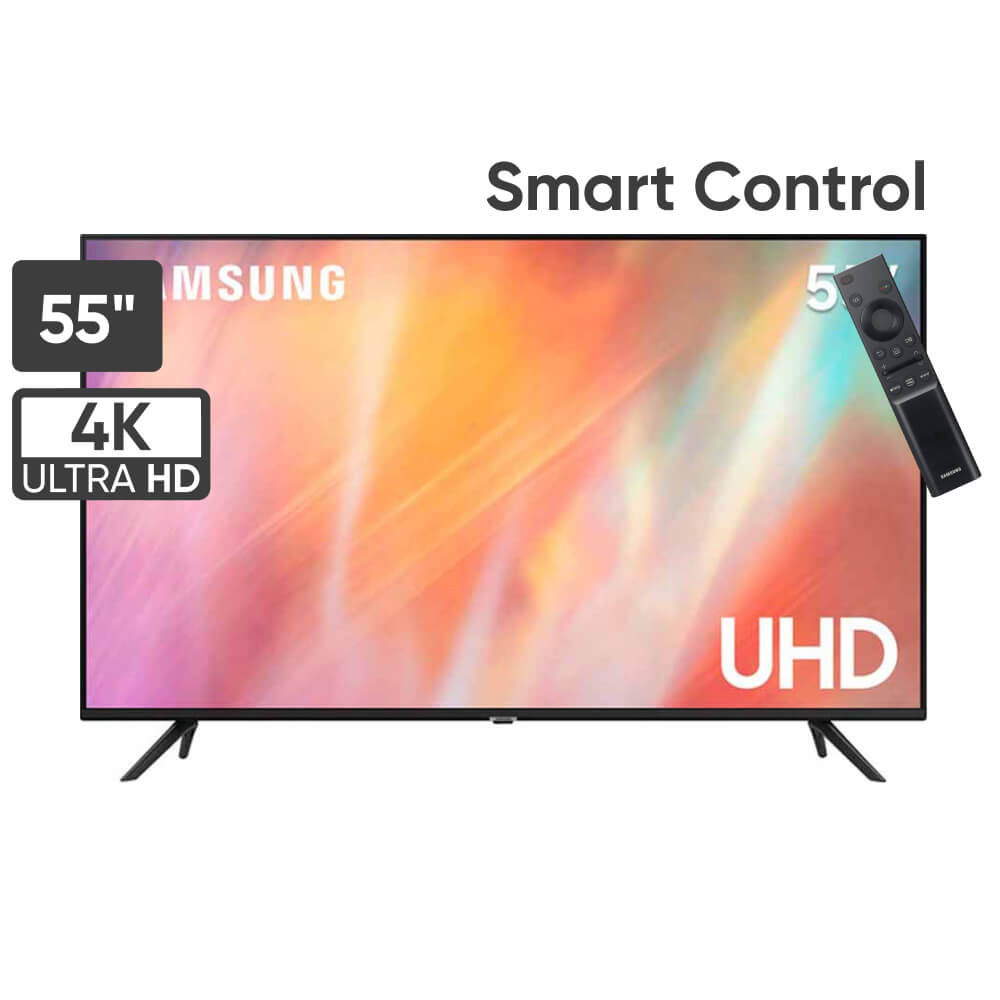 Televisor SAMSUNG LED 55'' UHD 4K Smart Tv UN55AU7090GXPE