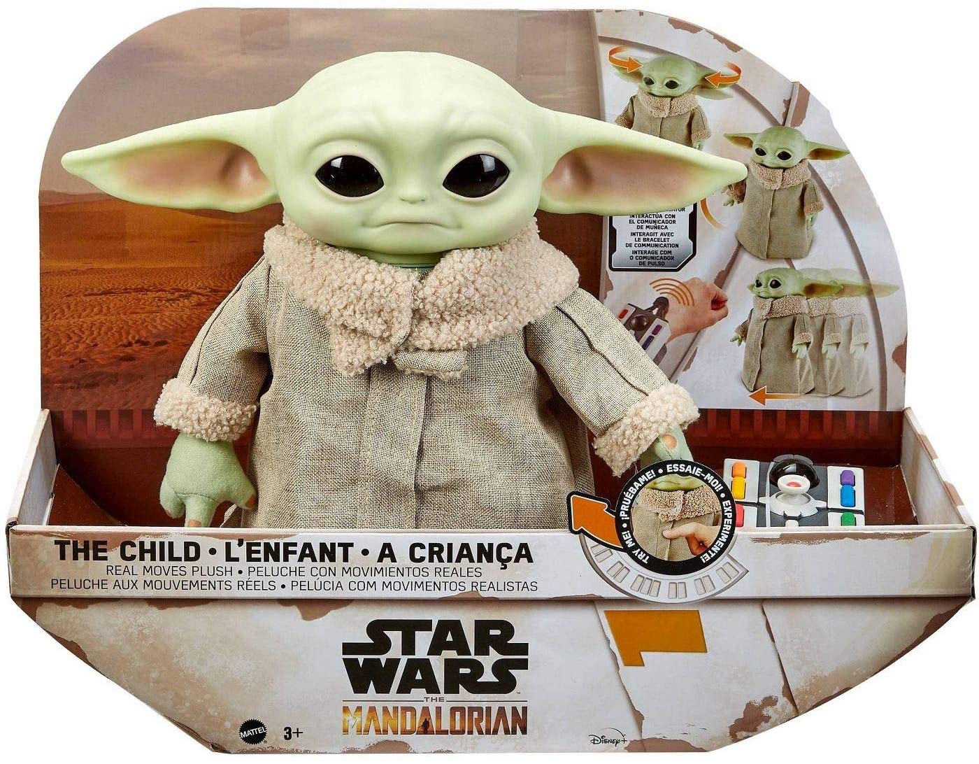 Baby Yoda  hasbro Real Moves a Control Remoto Star Wars