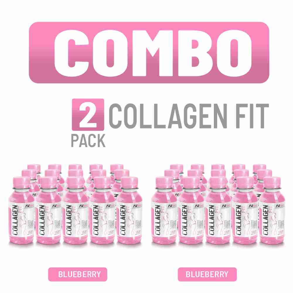 Combo Fitfem - Collagen Fit Pack De 30 Unid Blueberry