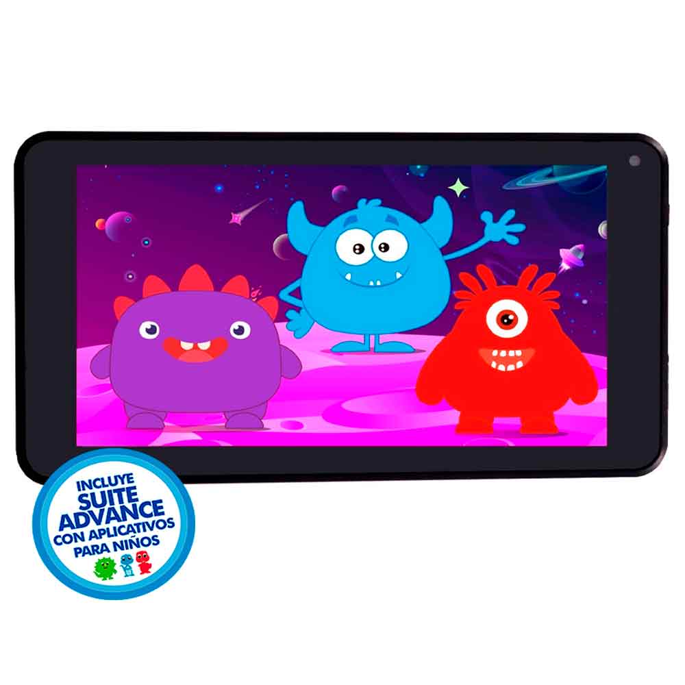 Tablet para Niños Advance 7 pulg. Android 10 Go 16GB, 1GB Ram 2800mah AZUL Intro TR6949