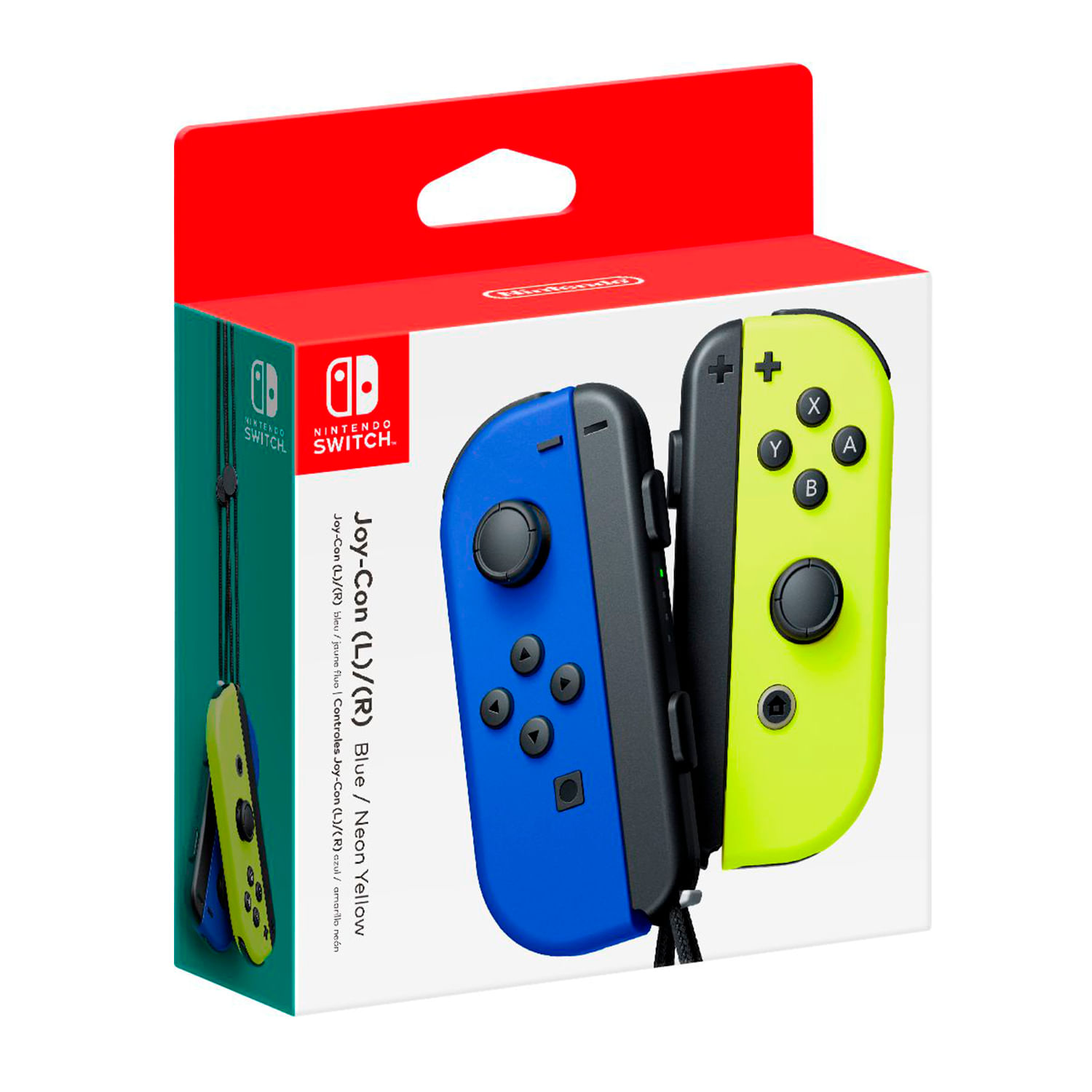 Nintendo Switch Joy Con Neon Blue y Neon Yellow