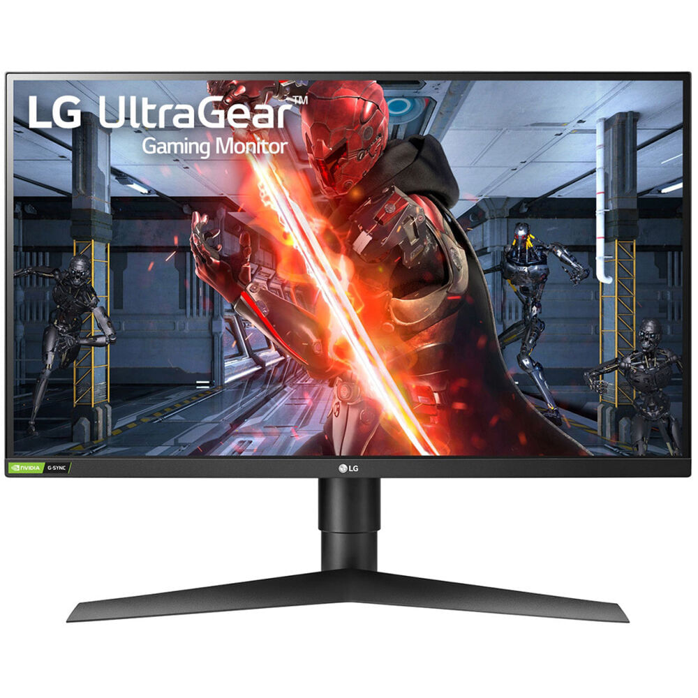 LG 27GN75B-B 27 "16: 9 240 Hz Monitor de juegos IPS (negro y rojo)