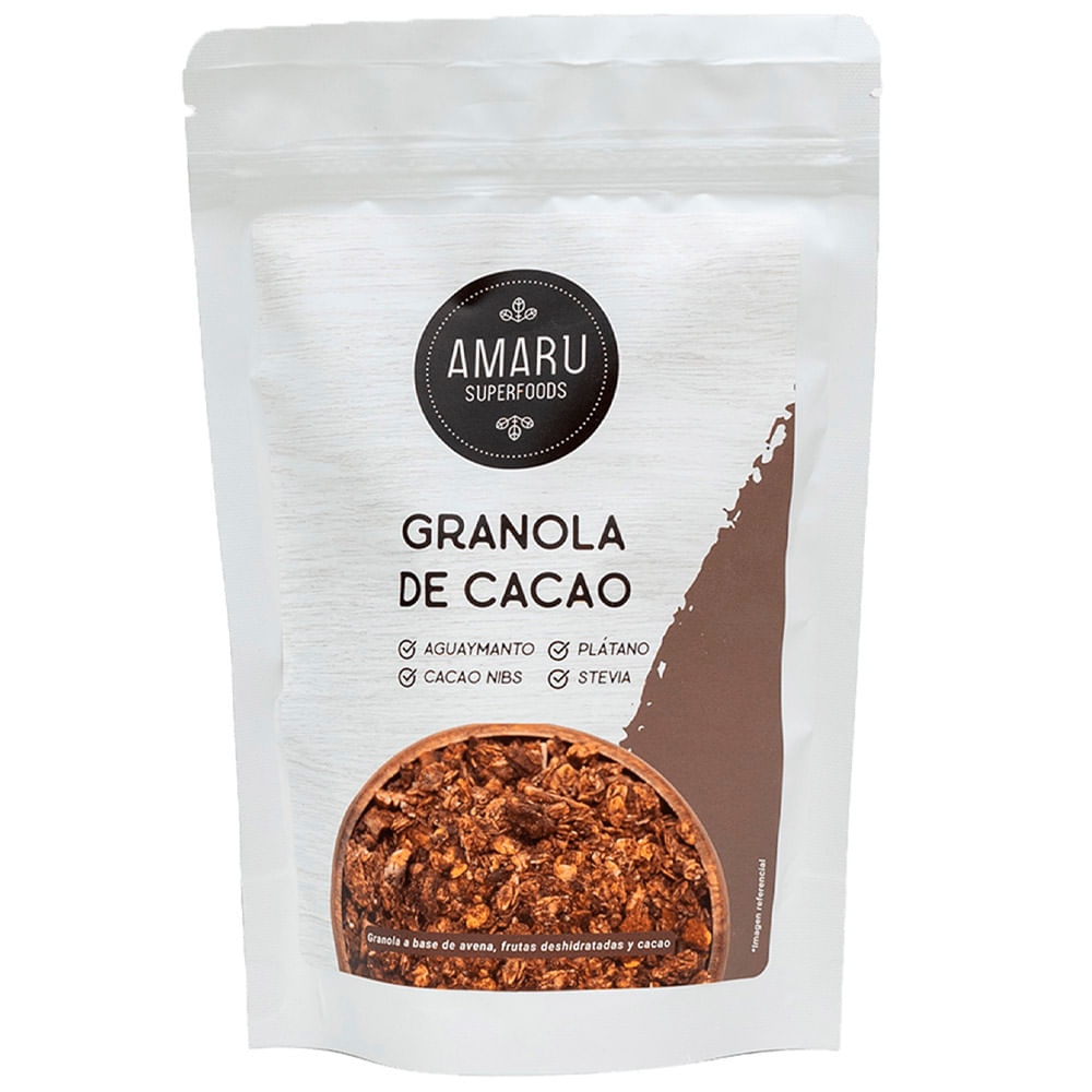 Granola de Cacao AMARU Superfoods Doypack 200g