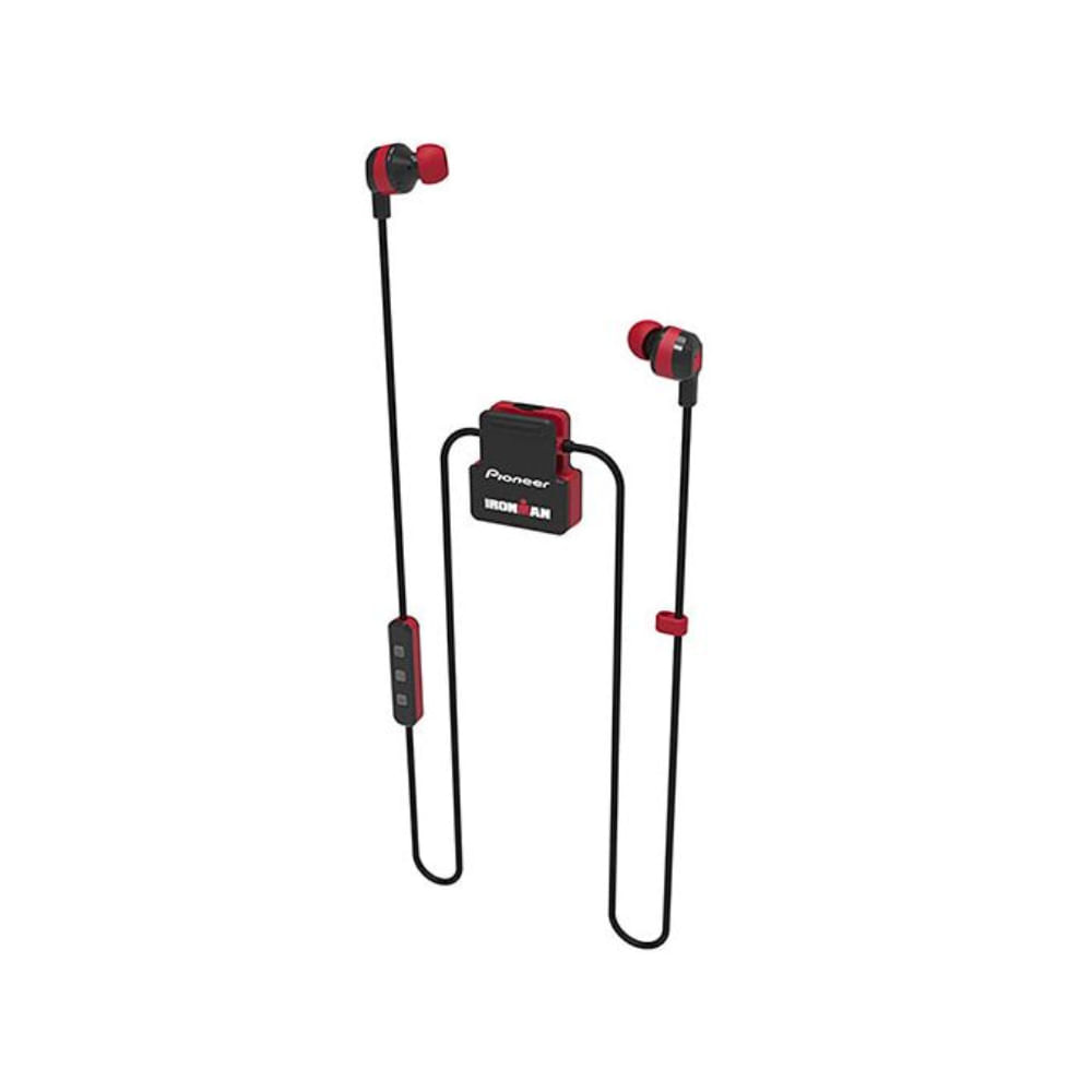 Audífono Bluetooth Pioneer SEIM5BTR Rojo