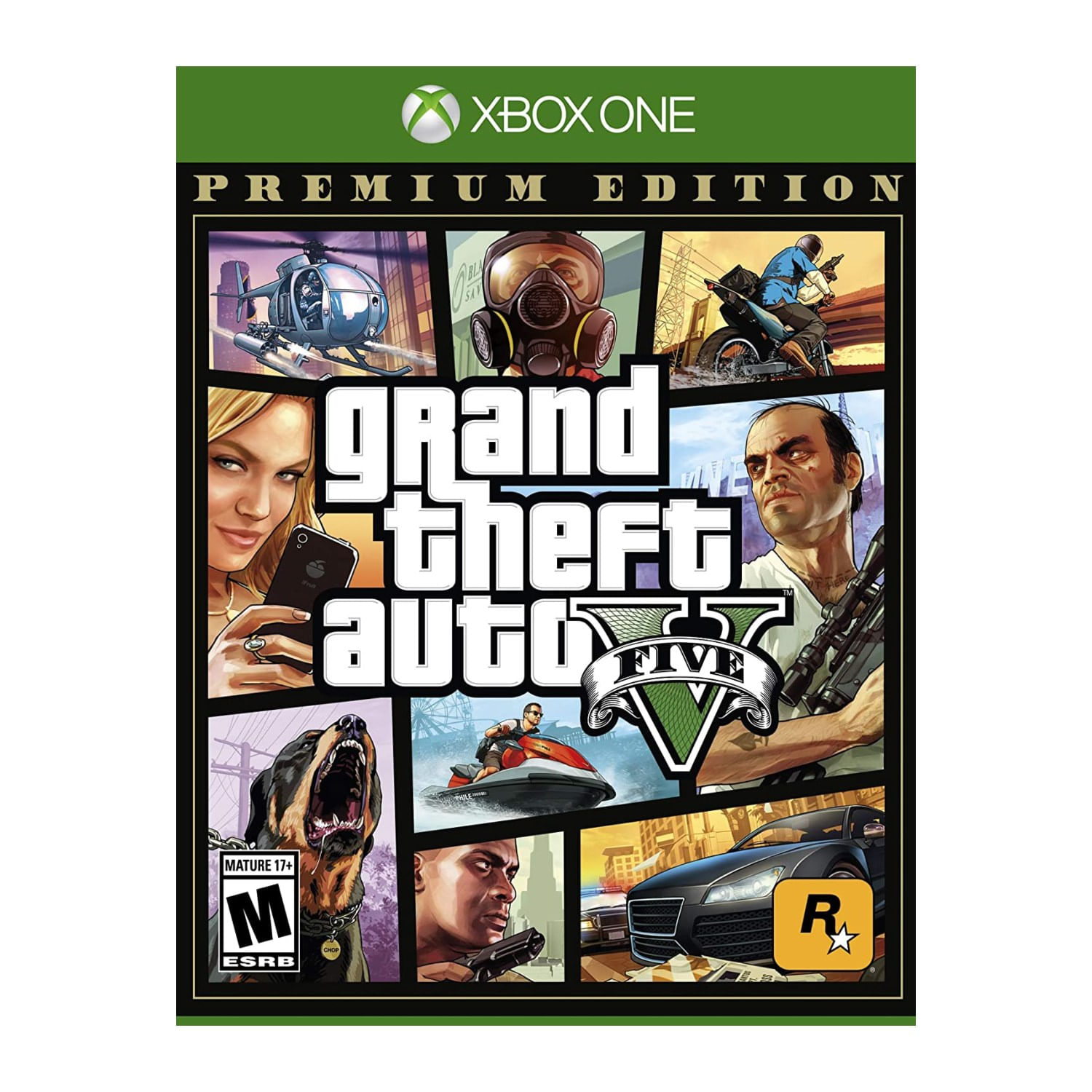 Videojuego Xbox One Grand Theft Auto V Premium Latam