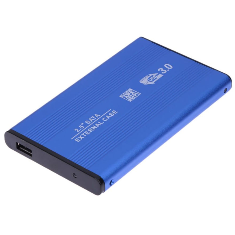 Case Disco Duro Externo Sata 2.5" USB 3.0 Laptop PC Portátil Notebook Azul