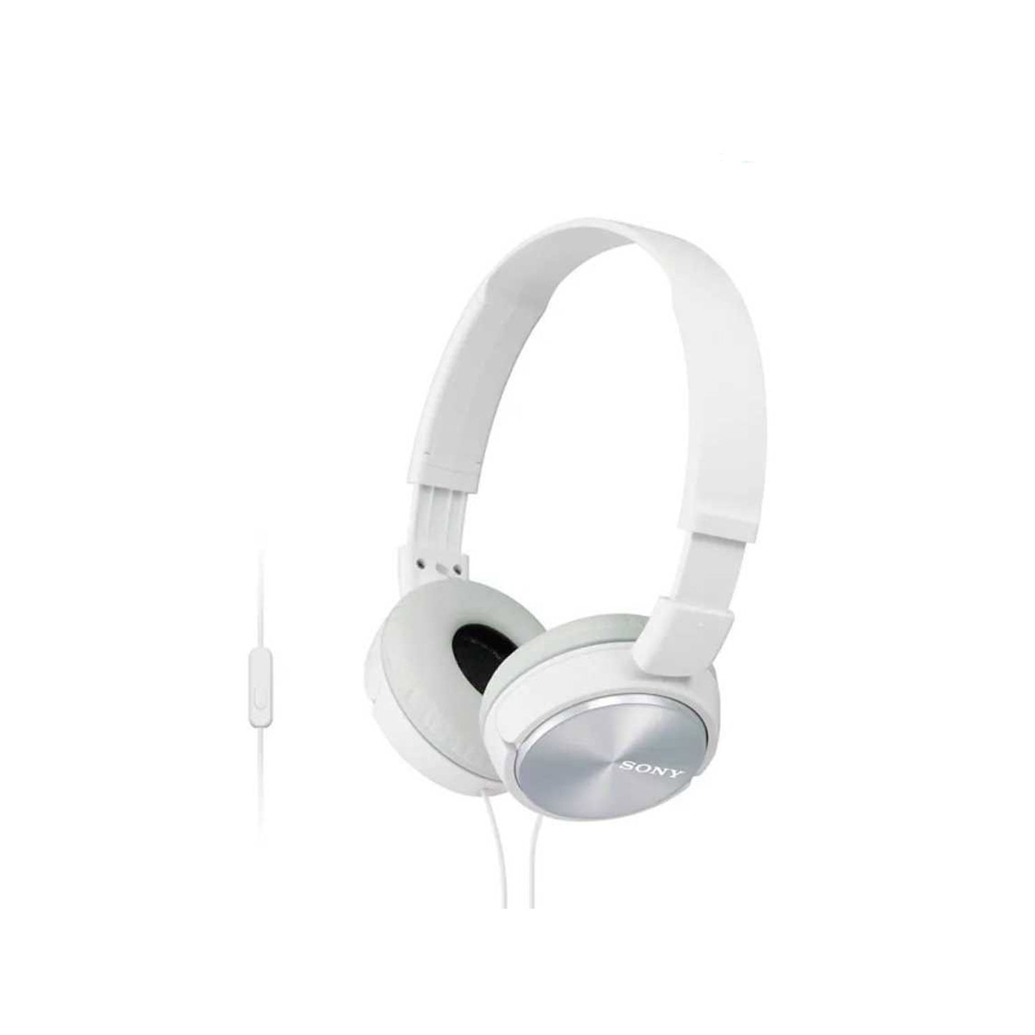 Audífonos Sony MDR-ZX310AP Over Ear con Micrófono Blanco