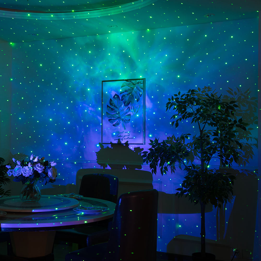 Star Projector Night Light Galaxy Projector con LED Nebula Cloud Colorful Tomtop H37562GY-US 3D Grey