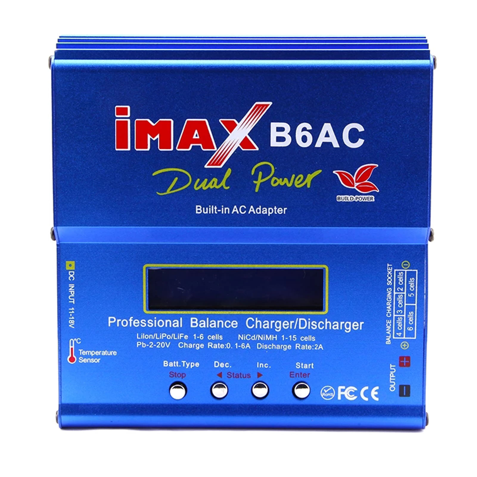 Cargador de batería Lipo de CA iMAX B6 Tomtop RM14073UK Azul