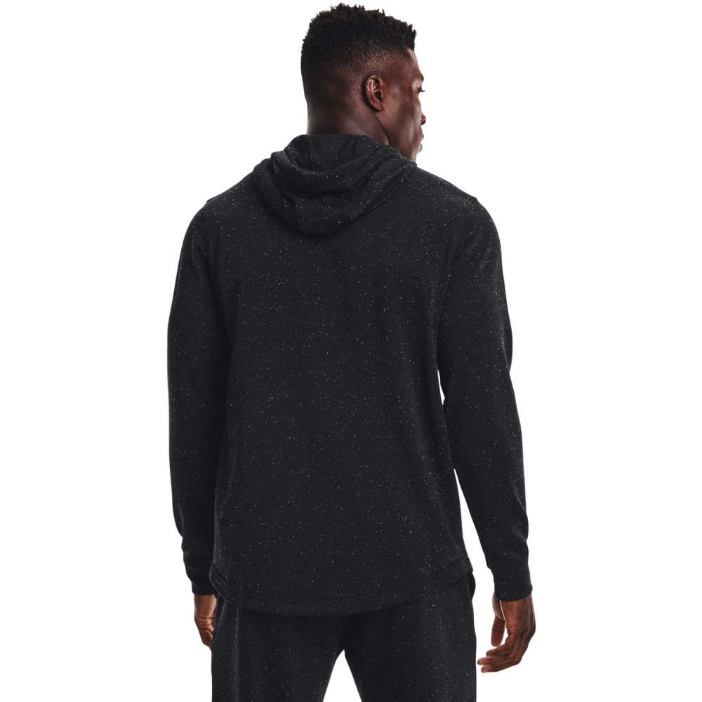 Polera Deportiva Under Armour Rival Try Athletic Dept Hoodie 1370354-001 Negro