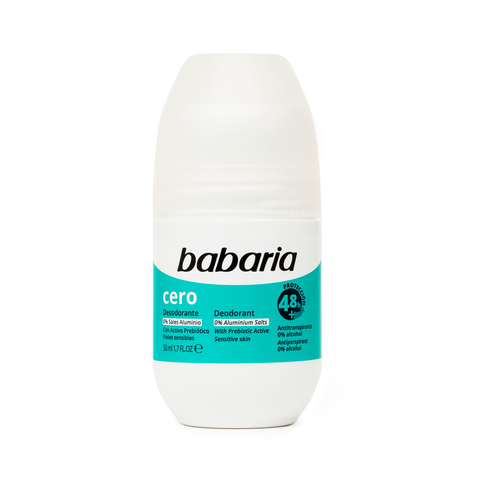 Desodorante Roll On BABARIA Cero Barra 50ml