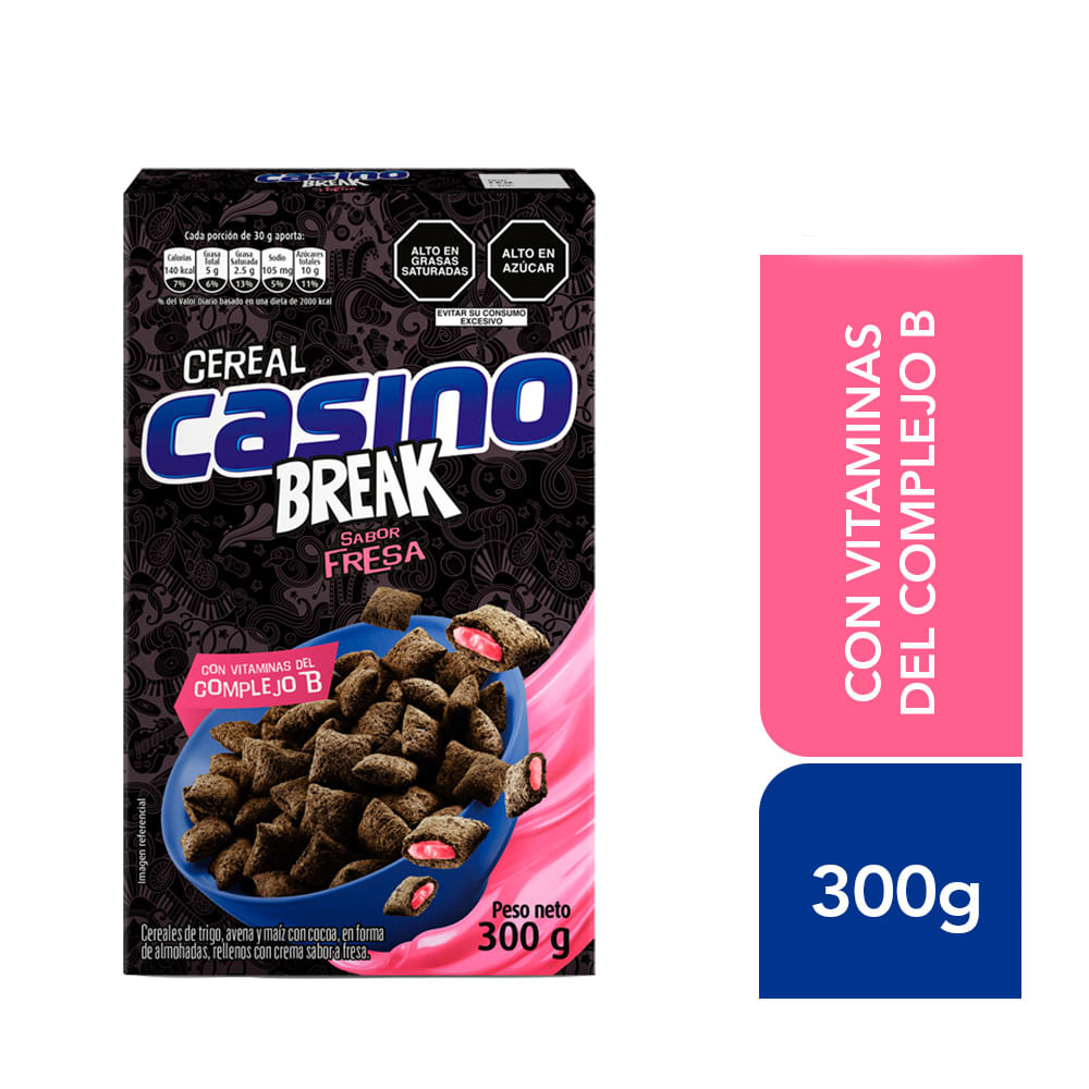 Cereal CASINO Break Fresa Caja 300g