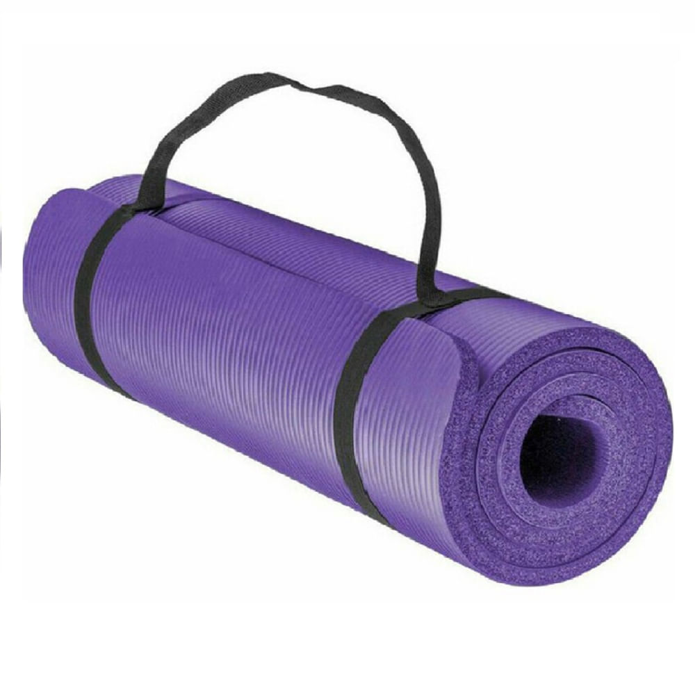 Colchoneta Mat de Yoga Morado15mm Tapete de Yoga Fit Fight Store