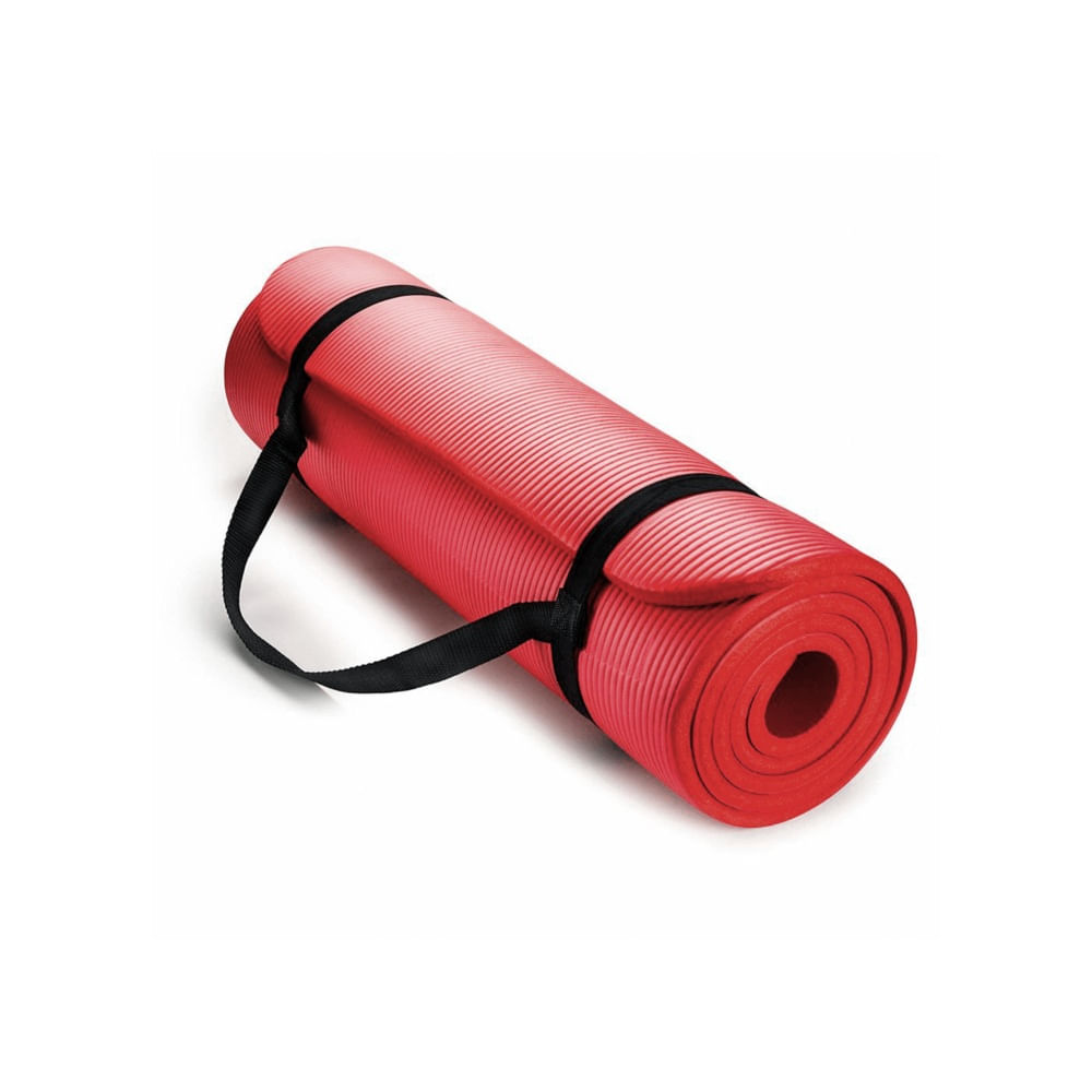 Colchoneta Mat de Yoga Rojo15mm Tapete de Yoga