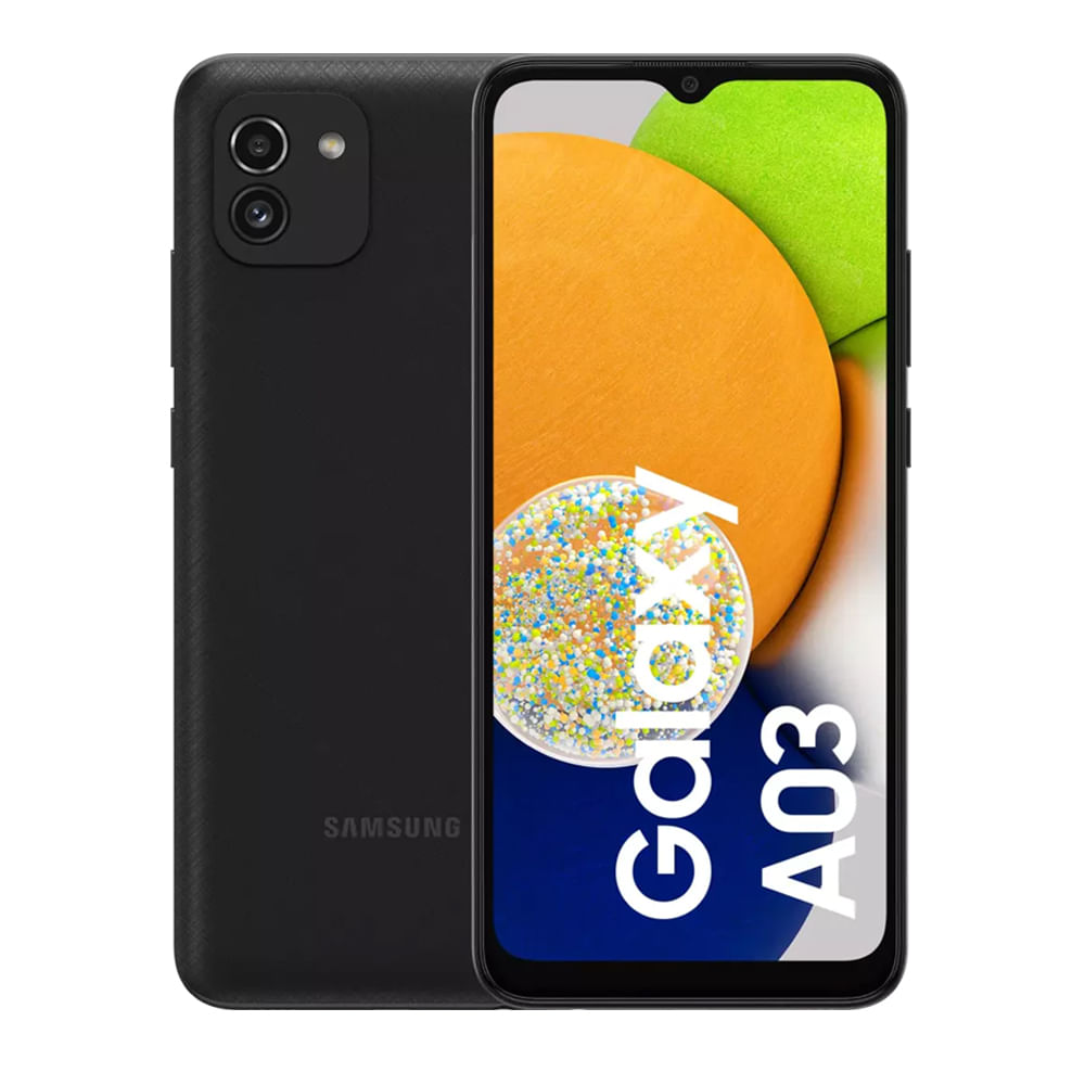 Celulares Celular Samsung Galaxy A03 64GB 4GB Ram Color Negro