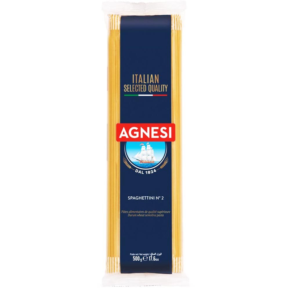 Fideos AGNESI Spaghettini Bolsa 500g