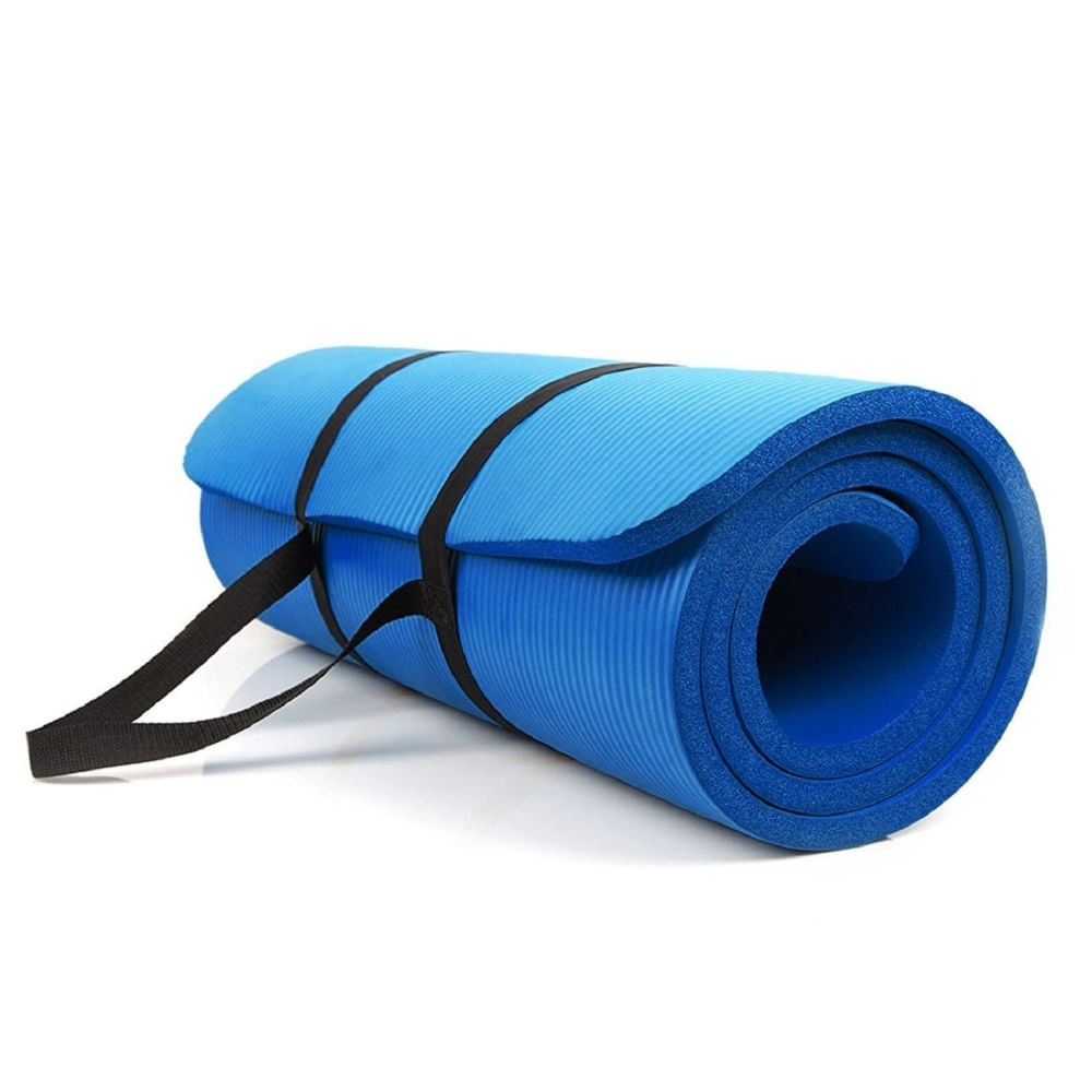 Colchoneta Mat de Yoga Azul15mm Tapete de Yoga Fit Fight Store