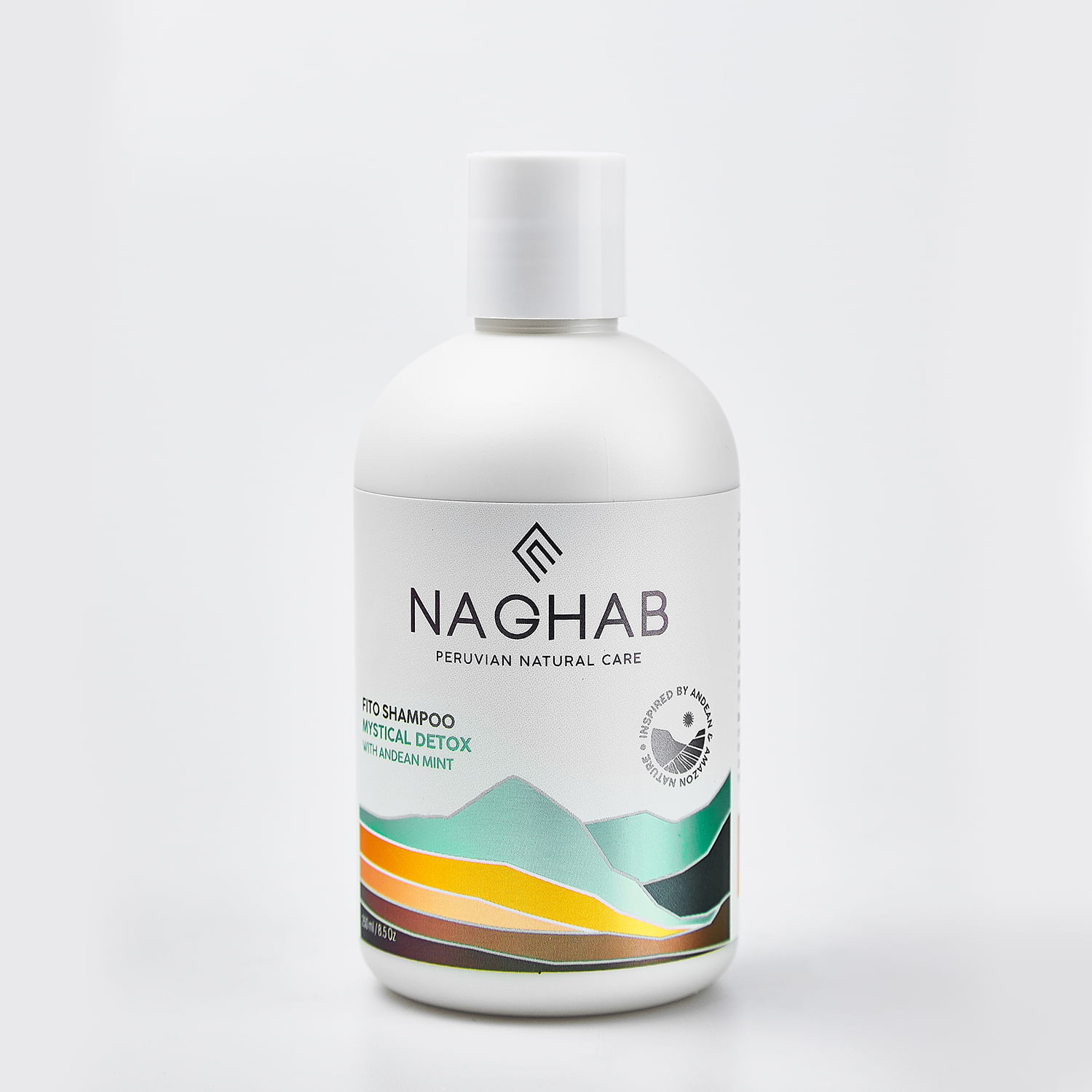 Shampoo natural graso y caspa Naghab Mystical Detox 250 ml