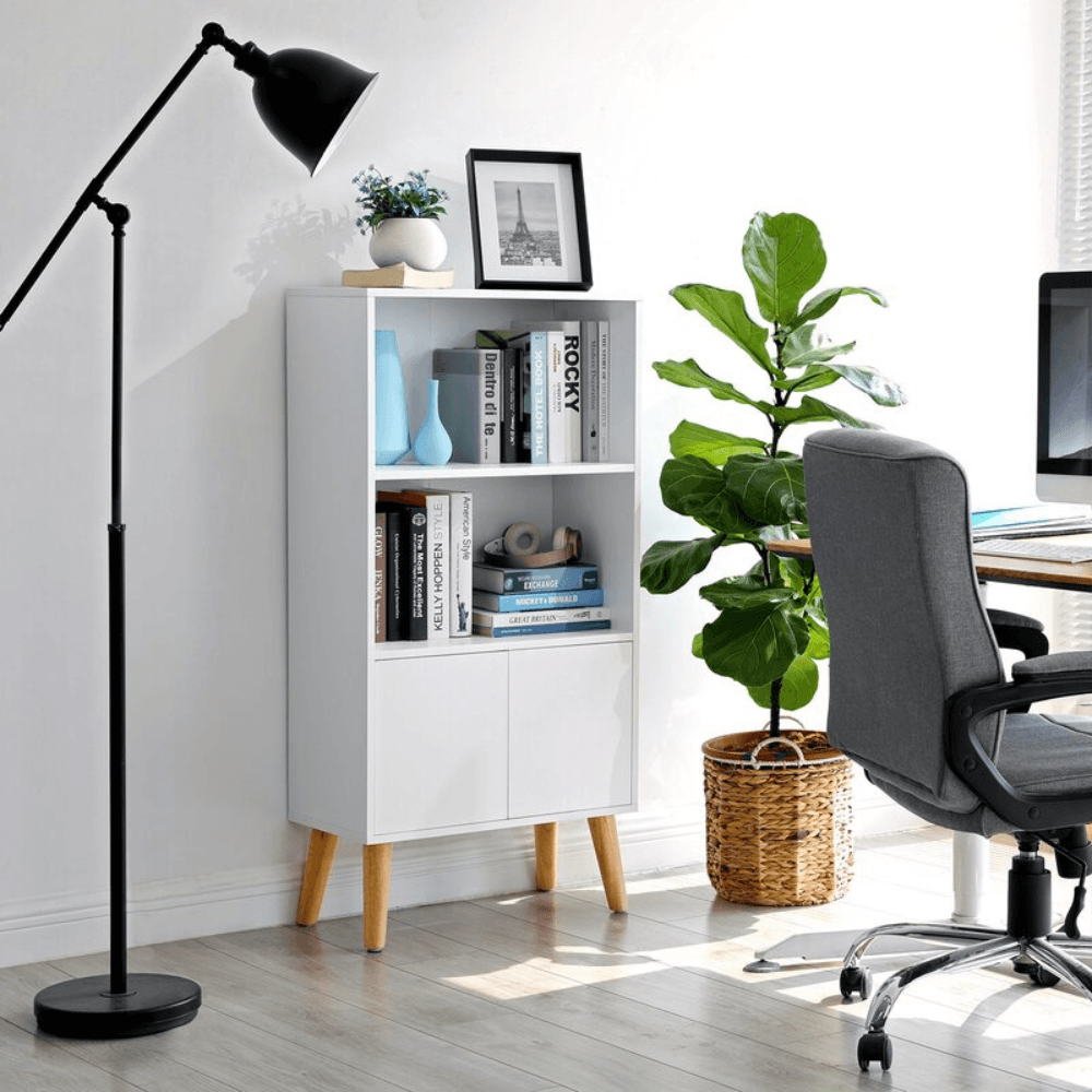 Librero Estante Vintage Lorenne Blanco