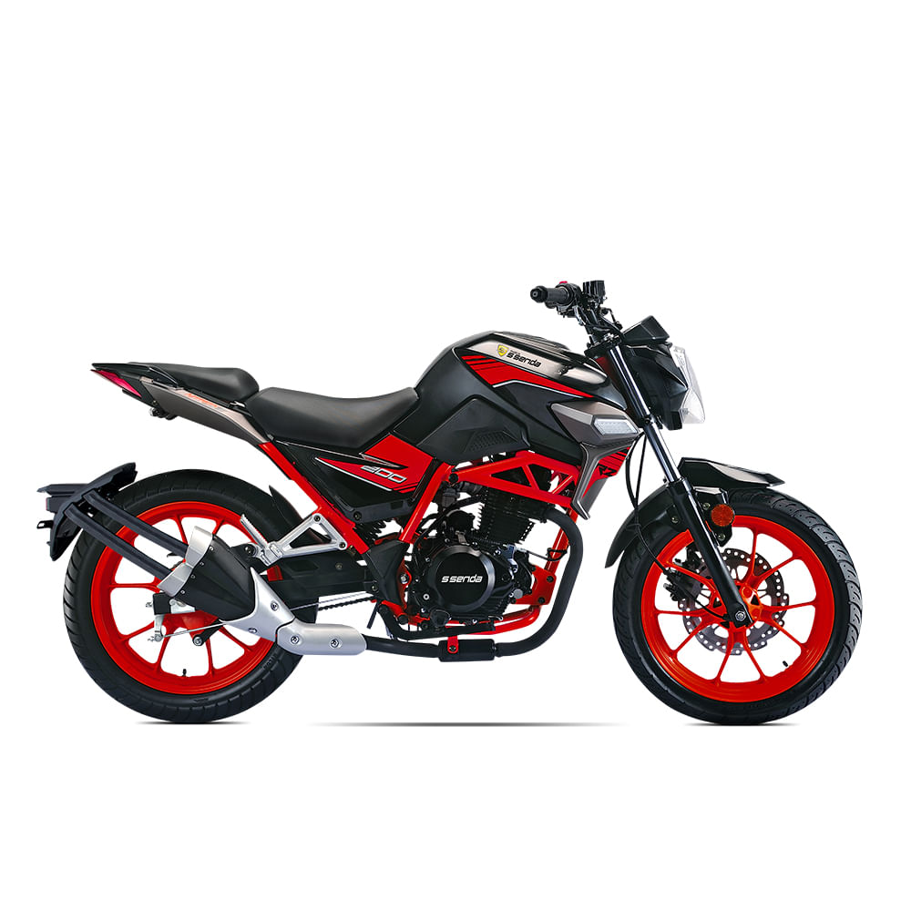 Motocicleta Ssenda Viper Dkr 200 Rojo