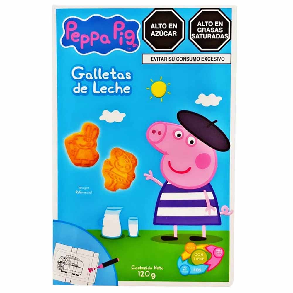 Galletas de Leche PEPPA PIG Caja 120g