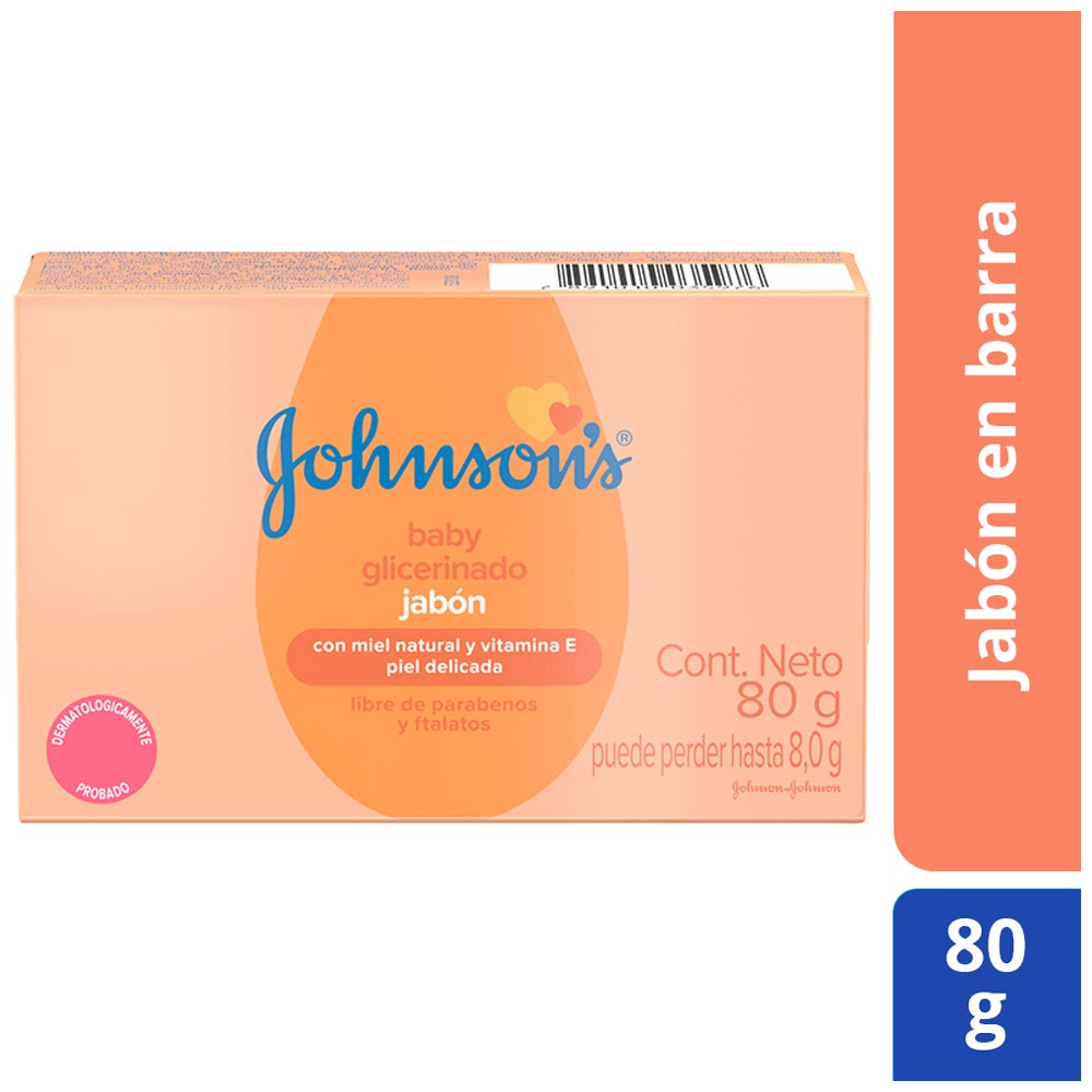 Jabón para Bebé JOHNSON'S BABY Glicerina Paquete 80g