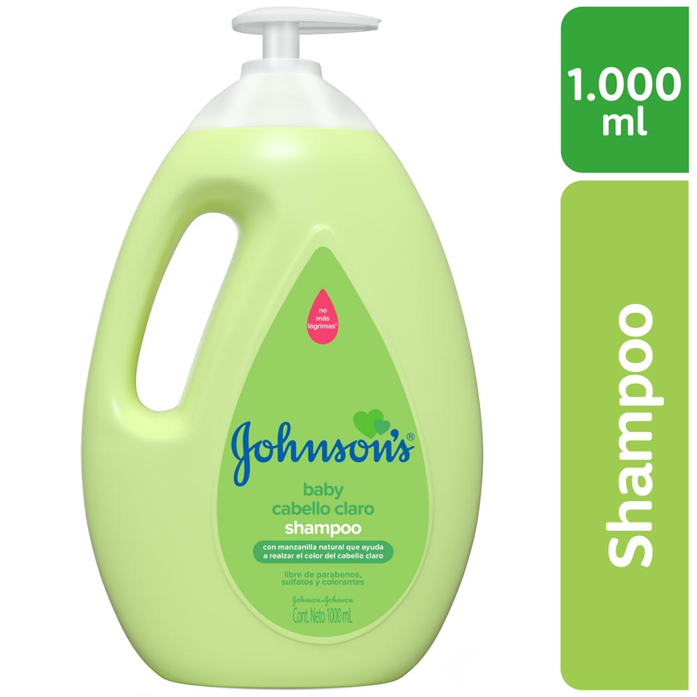 Shampoo para Bebé JOHNSON'S BABY Manzanilla Frasco 1L