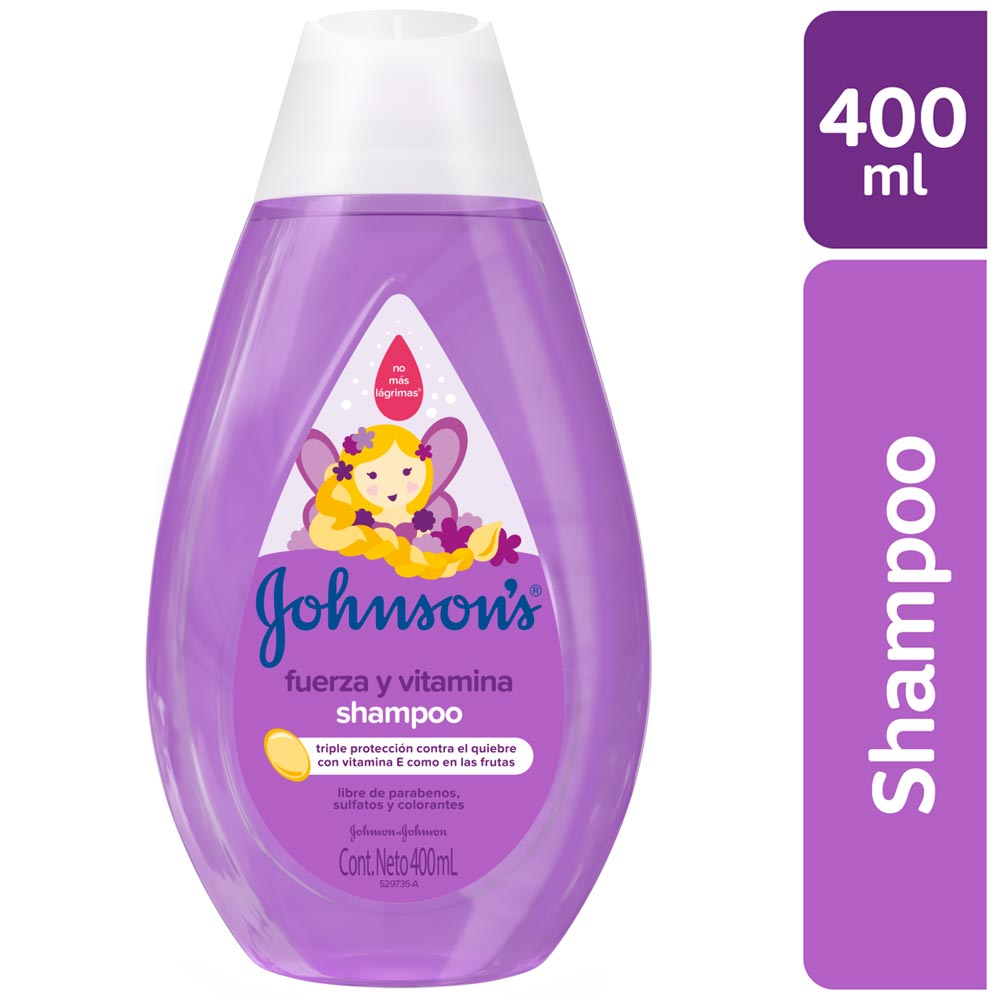 Shampoo para Bebé JOHNSON'S BABY Fuerza y Vitamina Frasco 400ml
