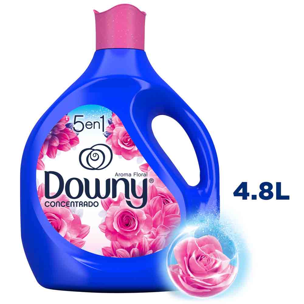 Suavizante Concentrado de Telas DOWNY Floral Botella 4.8L