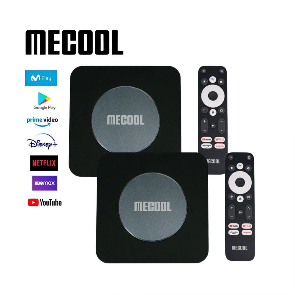 TV Box Mecool KM2 Plus con Android 11 - Pack de dos unidades