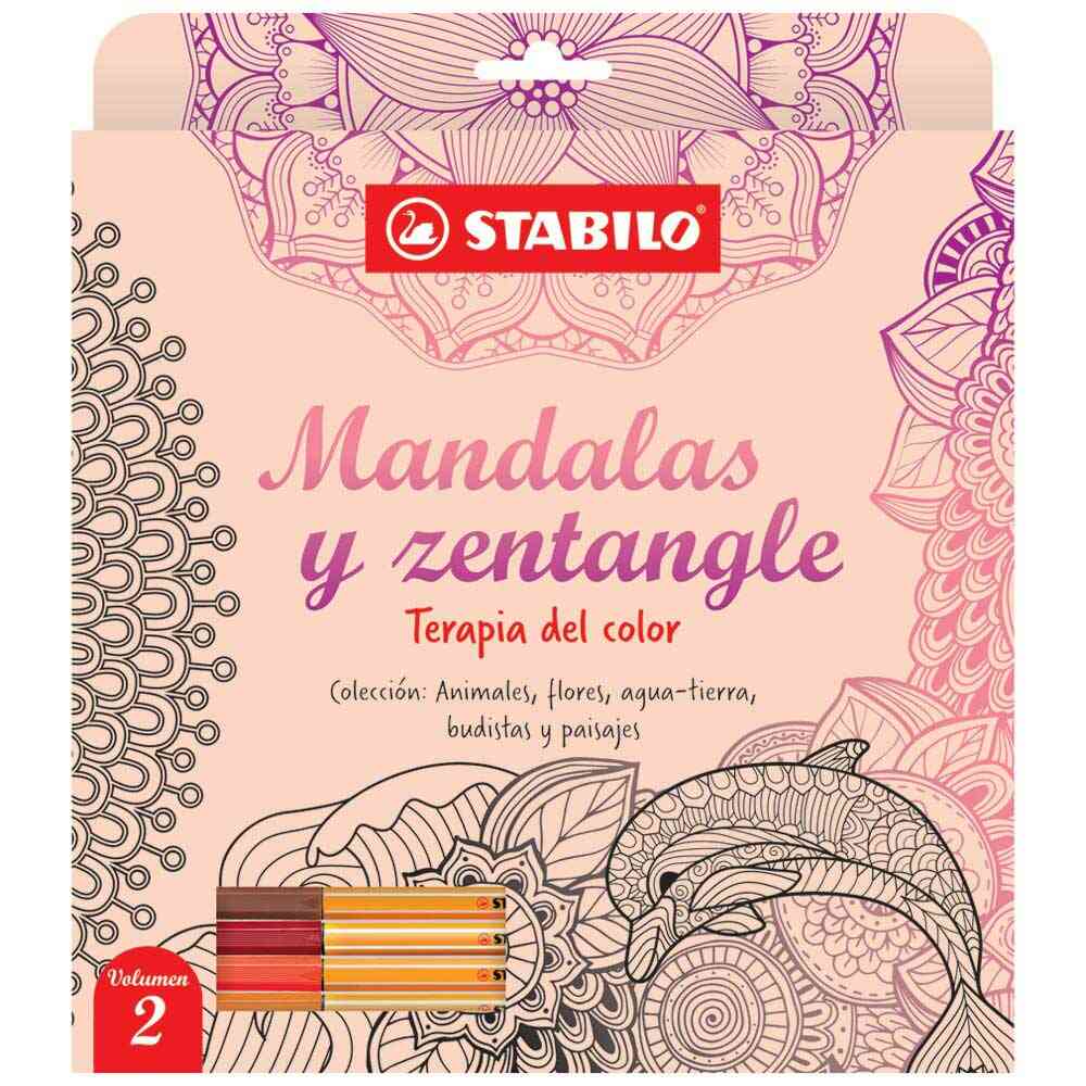 Libro de Mandalas y Zentagle STABILO Vol 2