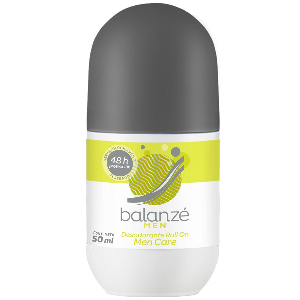 Desodorante para Hombre BALANZÉ Roll On Care Frasco 50ml